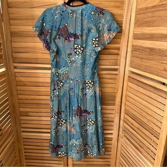 Zadig & Voltaire Ruskie Glam Rock Floral Maxi Dress size S - Picture 8 of 9